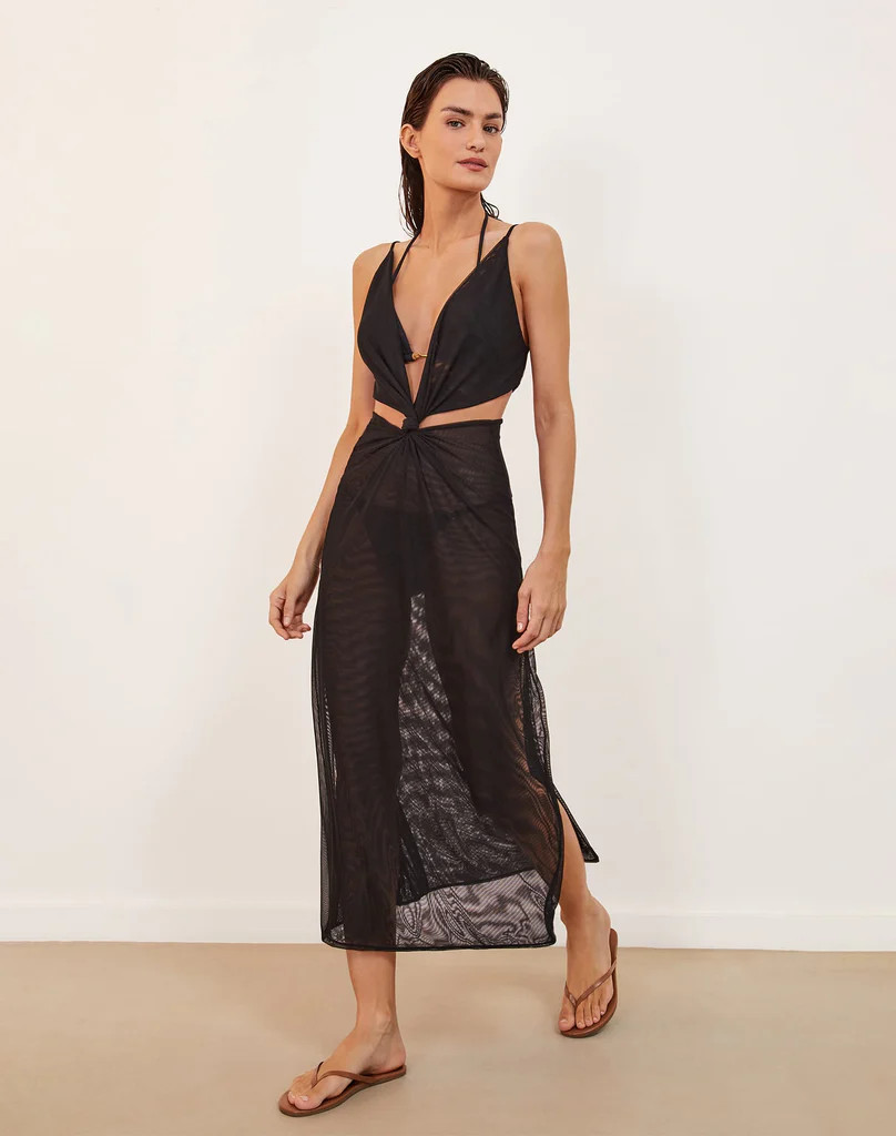 Thuly Long Cover Up - Black | ViX Swimwear