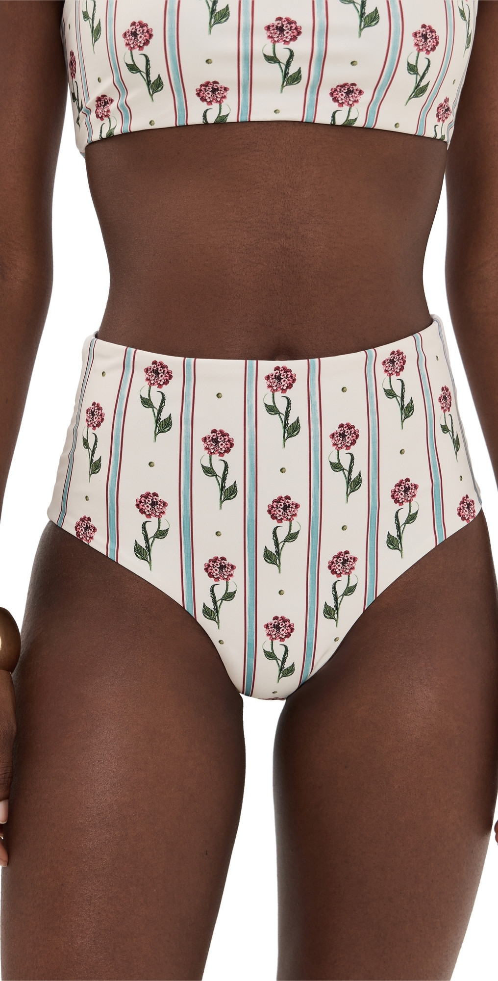 Agua by Agua Bendita Magenta Quebrada Bikini Bottoms Multicolor M | Shopbop