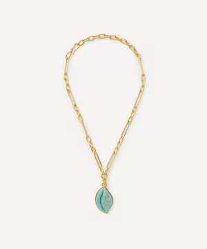 Gold-Plated Cowrie Shell Pendant Necklace | Liberty London (UK)