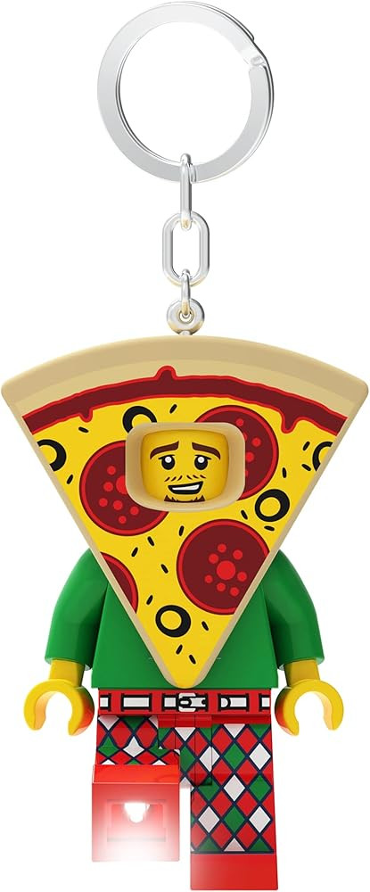 LEGO Classic Keychain Light - Pizza Guy - 3 Inch Tall Figure (KE176H) | Amazon (US)