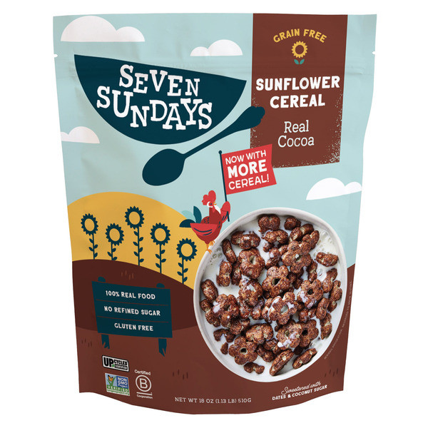 Seven Sundays Real Cocoa Sunflower Cereal, 18 oz | Instacart