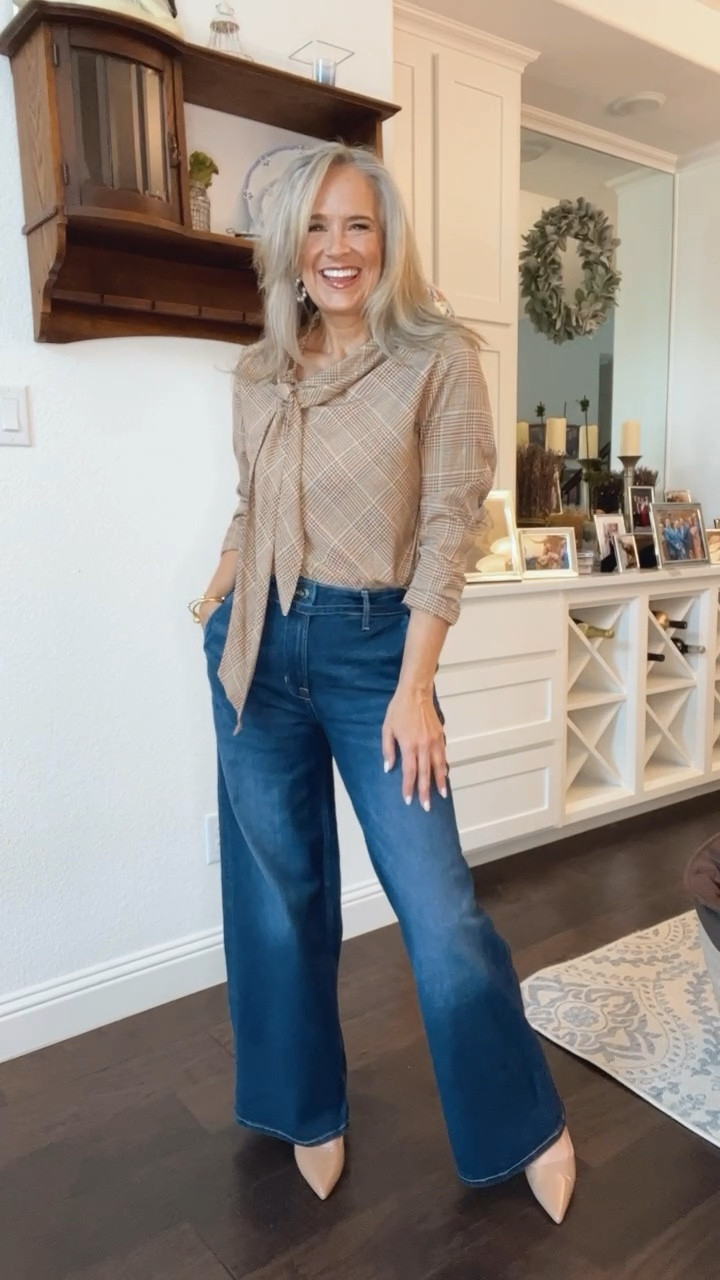 Cupshe work wear for fall
Wearing a medium in dresses and a small top.
Jeans are Walmart size 6

Maxi dress, bodycon, knit dress, tie neck blouse, wide leg denim

#LTKOver40 #LTKFindsUnder50 #LTKStyleTip