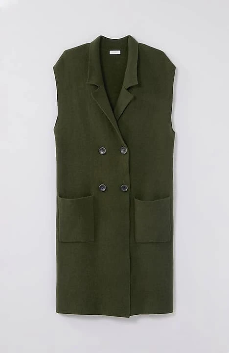 Majestic Double-Breasted Sweater Gilet | J. Jill
