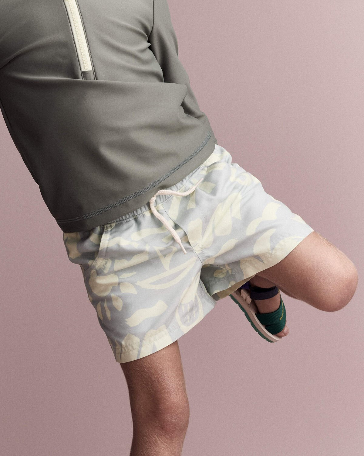 Toddler Boy Tropical Swim Trunks - Light Blue - Otter Avenue | Carter's | Carter's Inc