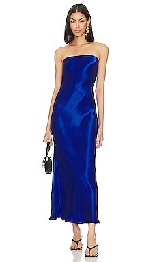 Bec + Bridge Moon Dance Strapless in Mediterranean Blue from Revolve.com | Revolve Clothing (Global)