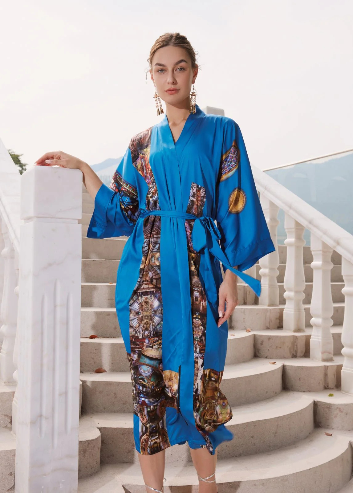 Paris Cathedral Kimono Robe | ulivary