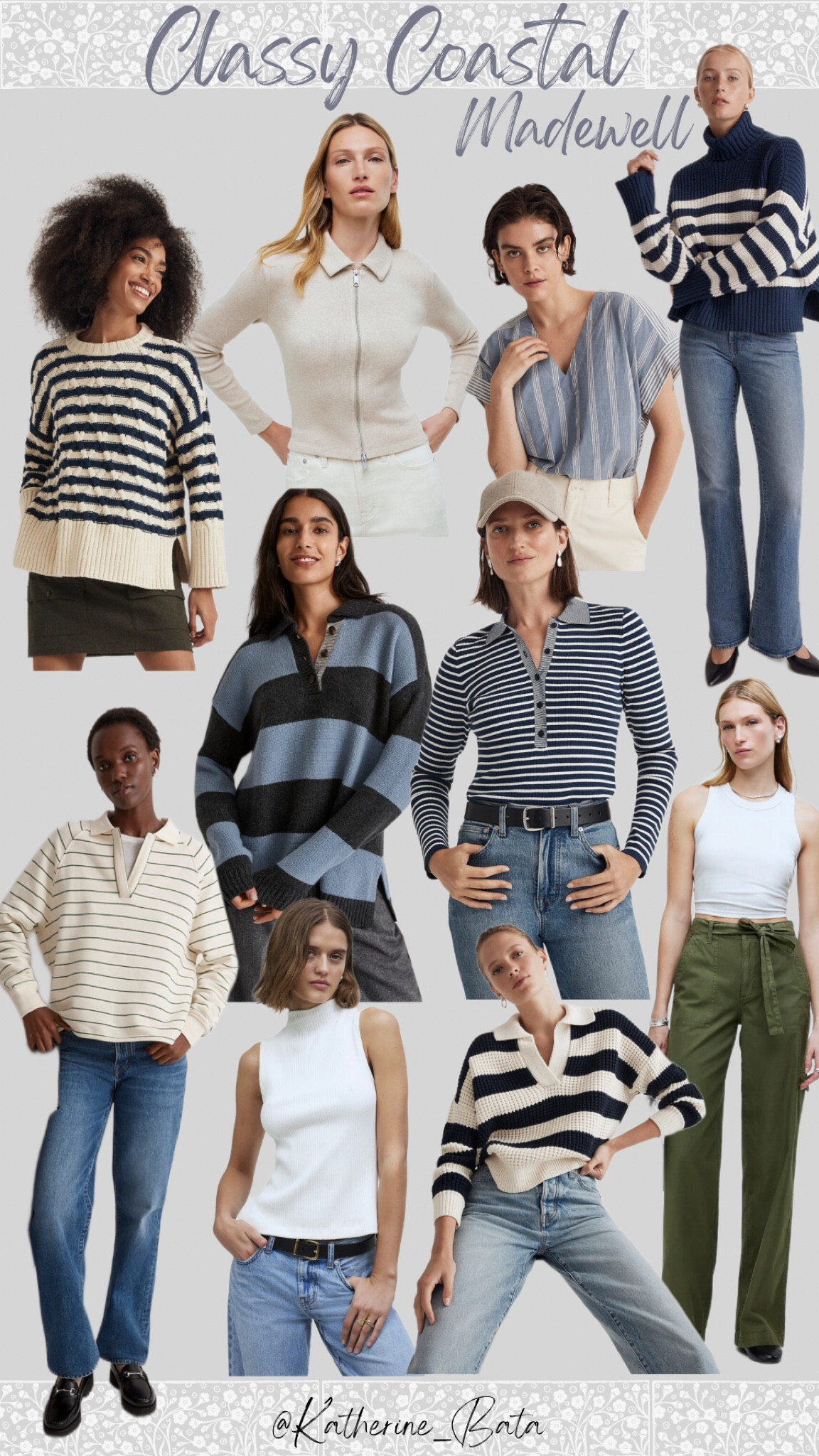 Madewell stripe shirts and sweaters, Coastal attire

#LTKSeasonal #LTKstyletip #LTKsalealert