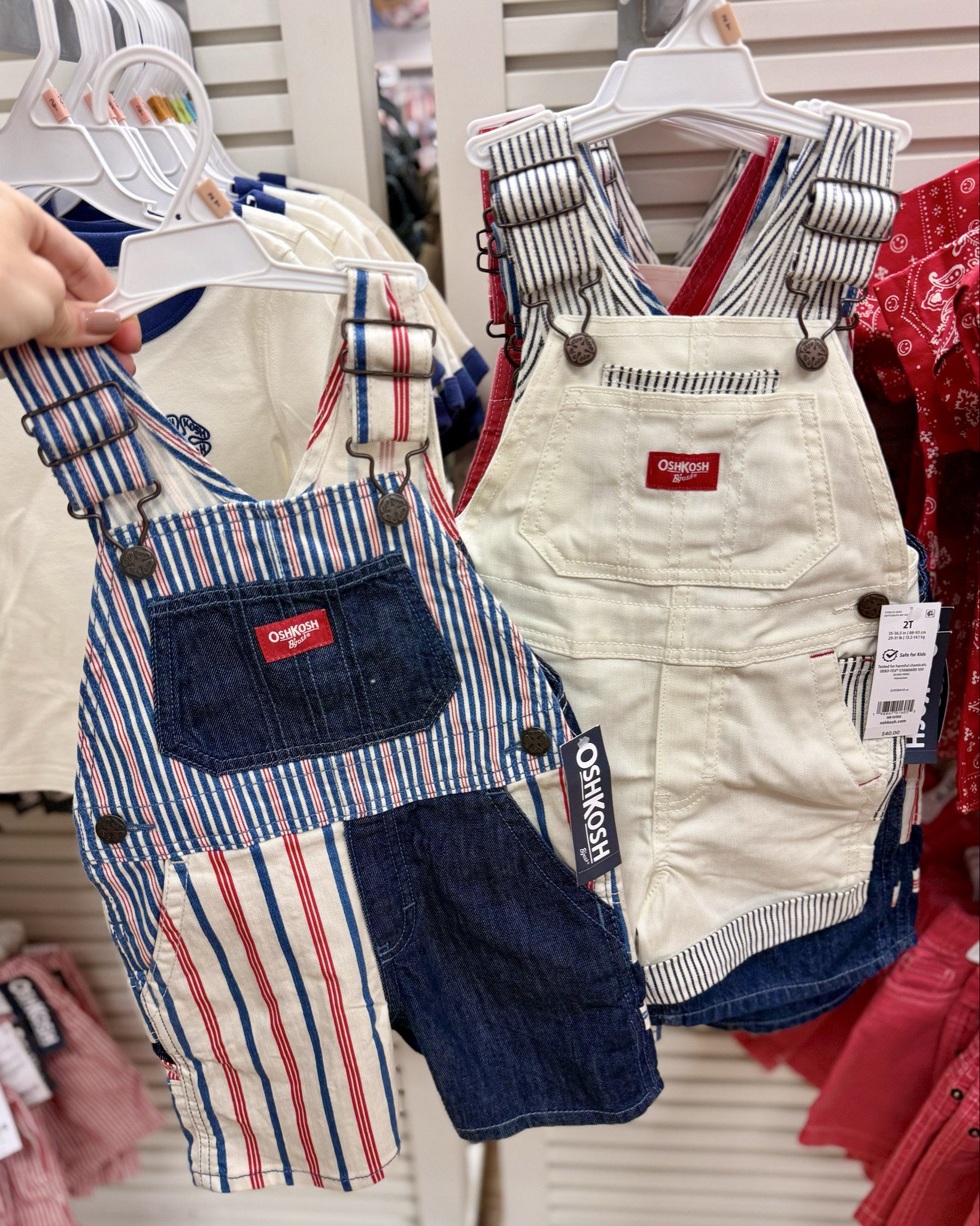 NEW! Toddler boys red, white and blue overalls SO cute for Memorial Day and the 4th of July for little boys. So stinkin cute! 🇺🇸😩 
➡️ Tag a boy mom below who needs to see these! 👀
-
#ToddlerBoyStyle #BoyMom #BoyMama #LittleGentleman #RaisingBoys #ToddlerOOTD #CuteBabyBoyClothes #BoyMomLife #4thOfJulyOOTD #MemorialDayStyle #PatrioticKids #RedWhiteAndBlue #FourthOfJulyOutfits #StarSpangledStyle #FestiveKids #SummerHolidays #AllAmericanBoy