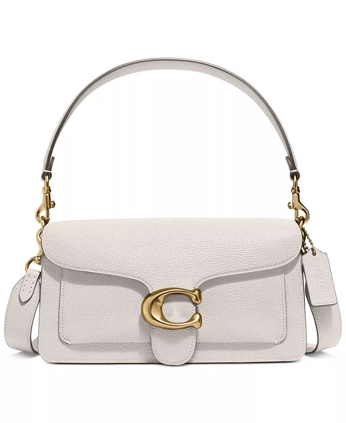 Tabby 26 Polished Pebble Leather Shoulder Bag | Macys (US)