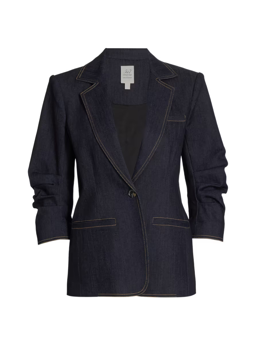 Khloe Denim Blazer | Saks Fifth Avenue
