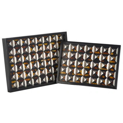 Traude Resin/Mdf Tray Set 2 | Wayfair North America