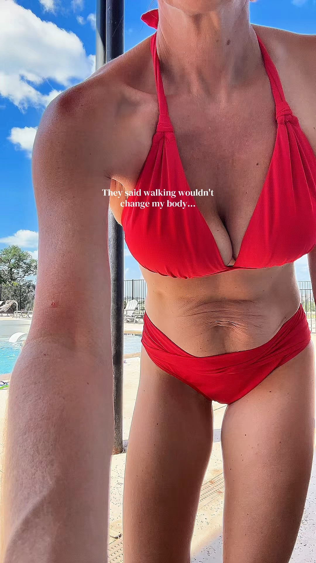 44, mom of 4. Don’t get much time to work out but I’m consistent every day. Walking or weights. Always clean eating and making our daily gluten-free sourdough bread ❤️ Bikini linked  🔗🔗🔗

#LTKfitnessgoals #LTKOver40 #LTKSwim