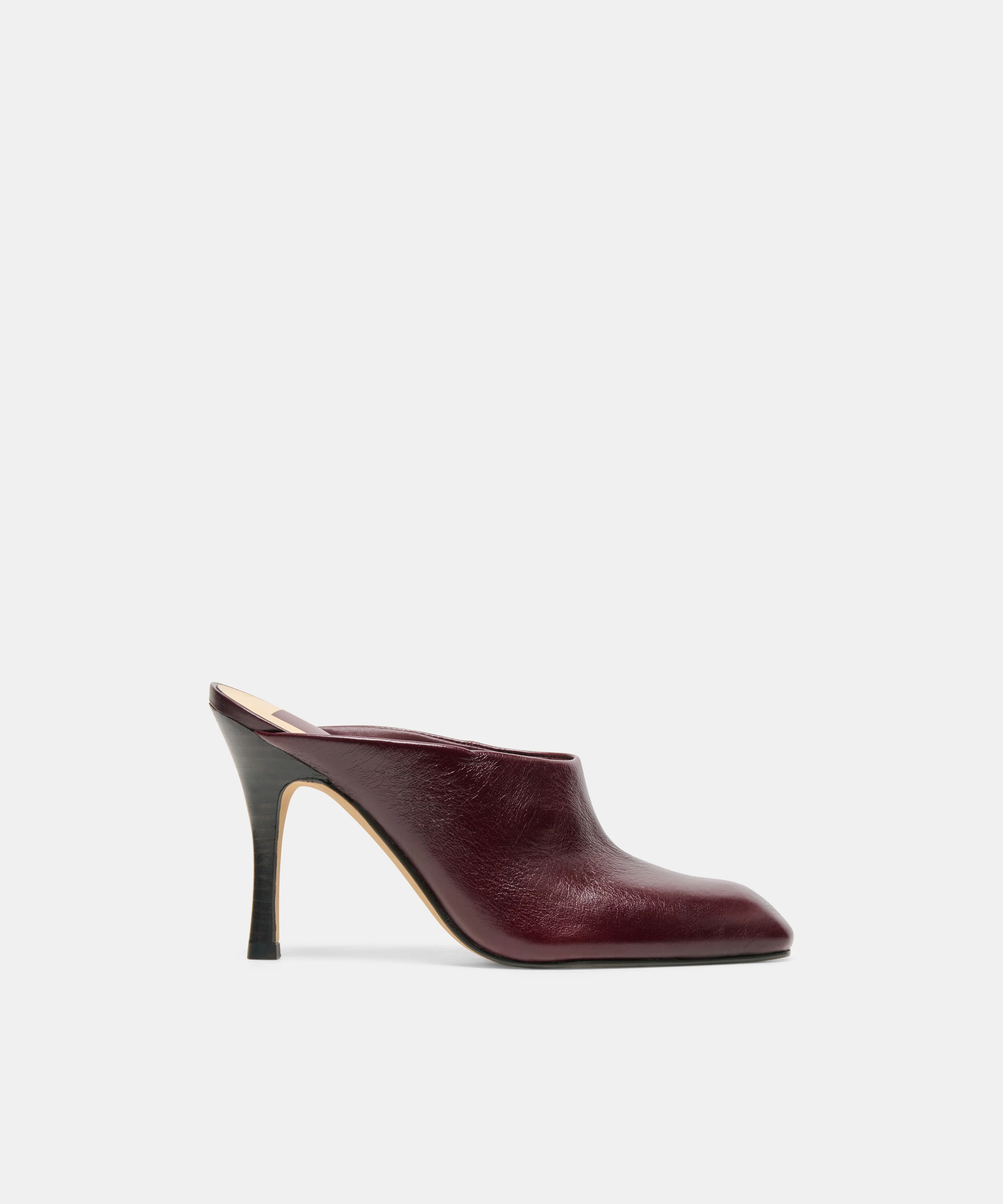 Pryze Mules in Oxblood Leather Size 6 By Dolce Vita | DolceVita.com