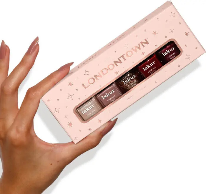 Londontown Winter Whimsy 5-Piece Nail Color Set $60 Value | Nordstrom | Nordstrom