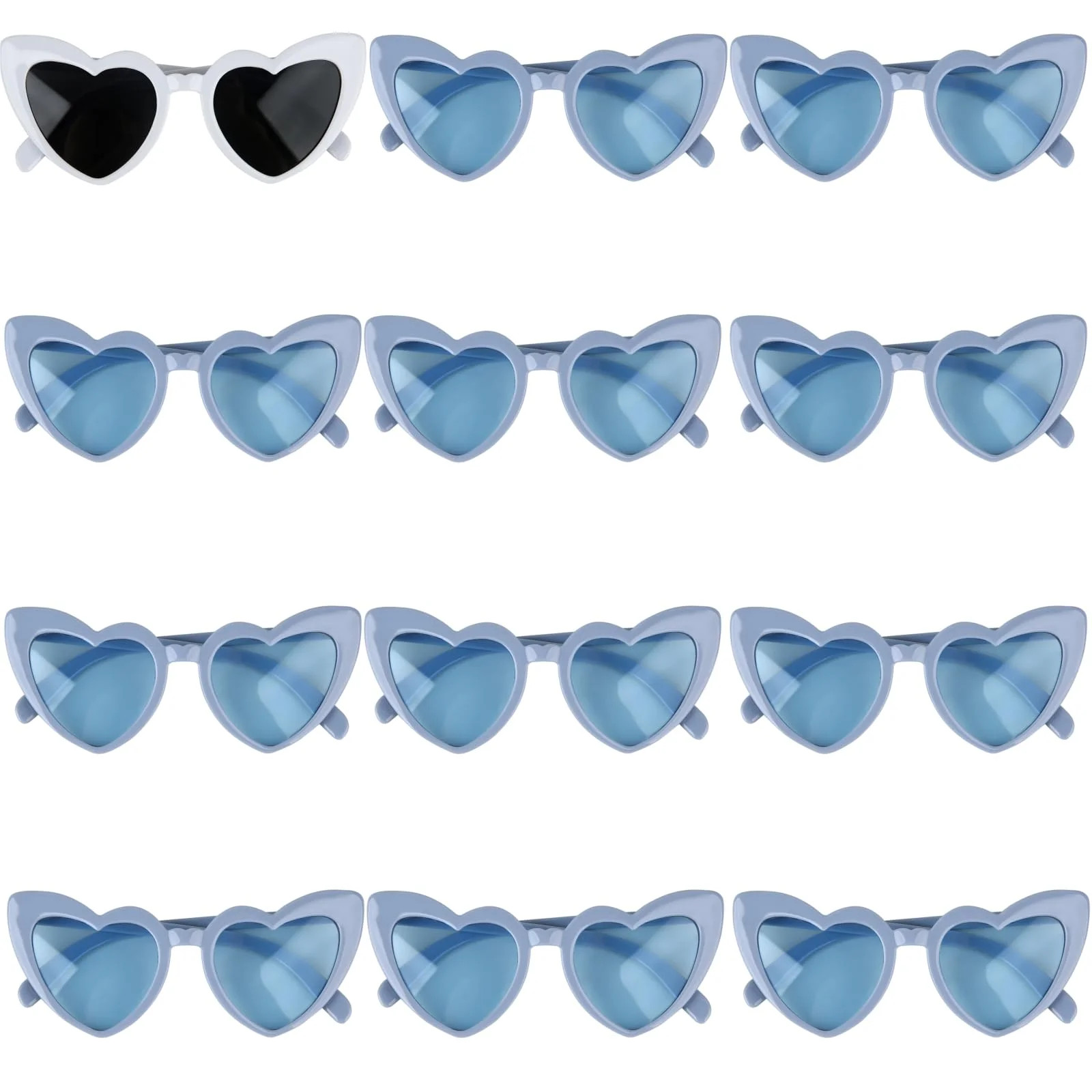8 Pairs Bachelorette Party Heart Shaped Sunglasses Party Decorations Bridesmaid Proposal Gifts fo... | Walmart (US)