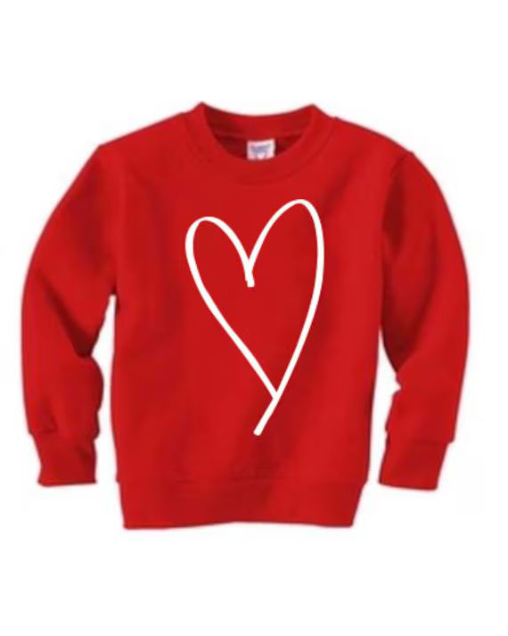 Valentine's Day Sweatshirt for Infants - Love - Anti Valentines - Heart Shape - Sweater - Women's Sw | Etsy (US)
