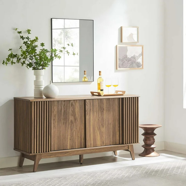 Modway Eudora Sideboard in Walnut | Walmart (US)