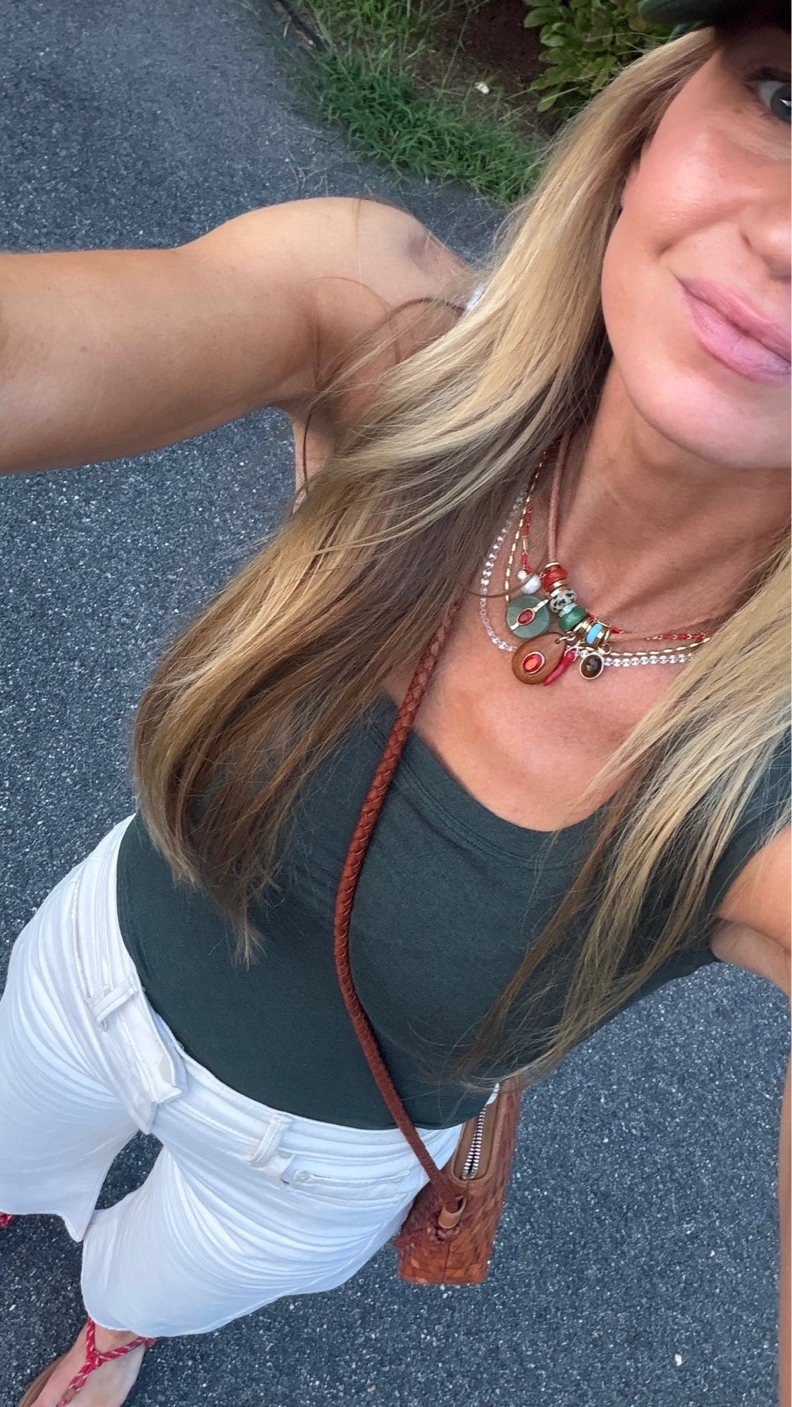 Perfect cute and casual outfit, with a pop of color from my necklace stack.

#LTKootd #LTKgrwm #LTKdayinmylife