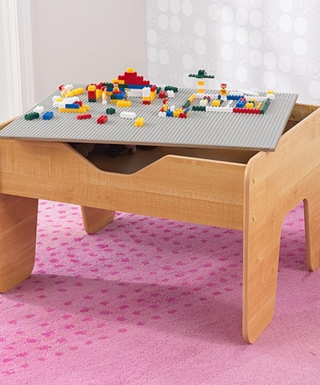 KidKraft Natural Activity Play Table & Block Set | Zulily