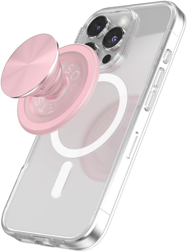 PopSockets Phone Grip for MagSafe with Kickstand, Magnetic Stand, Swappable Top, Secure Hold for ... | Amazon (US)