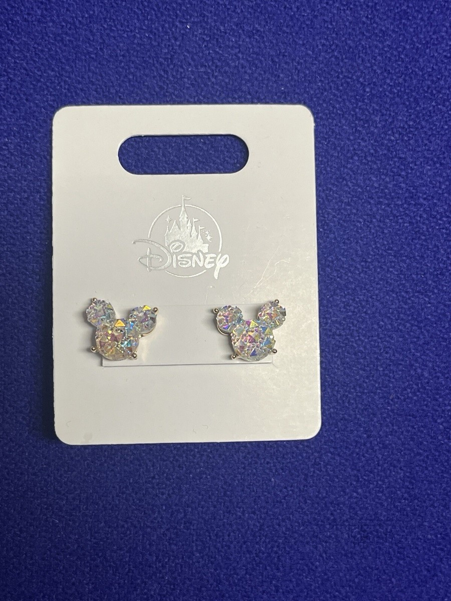 2025 Disney Parks Mickey Mouse Icon Multi-Color Crystal Earrings | eBay US