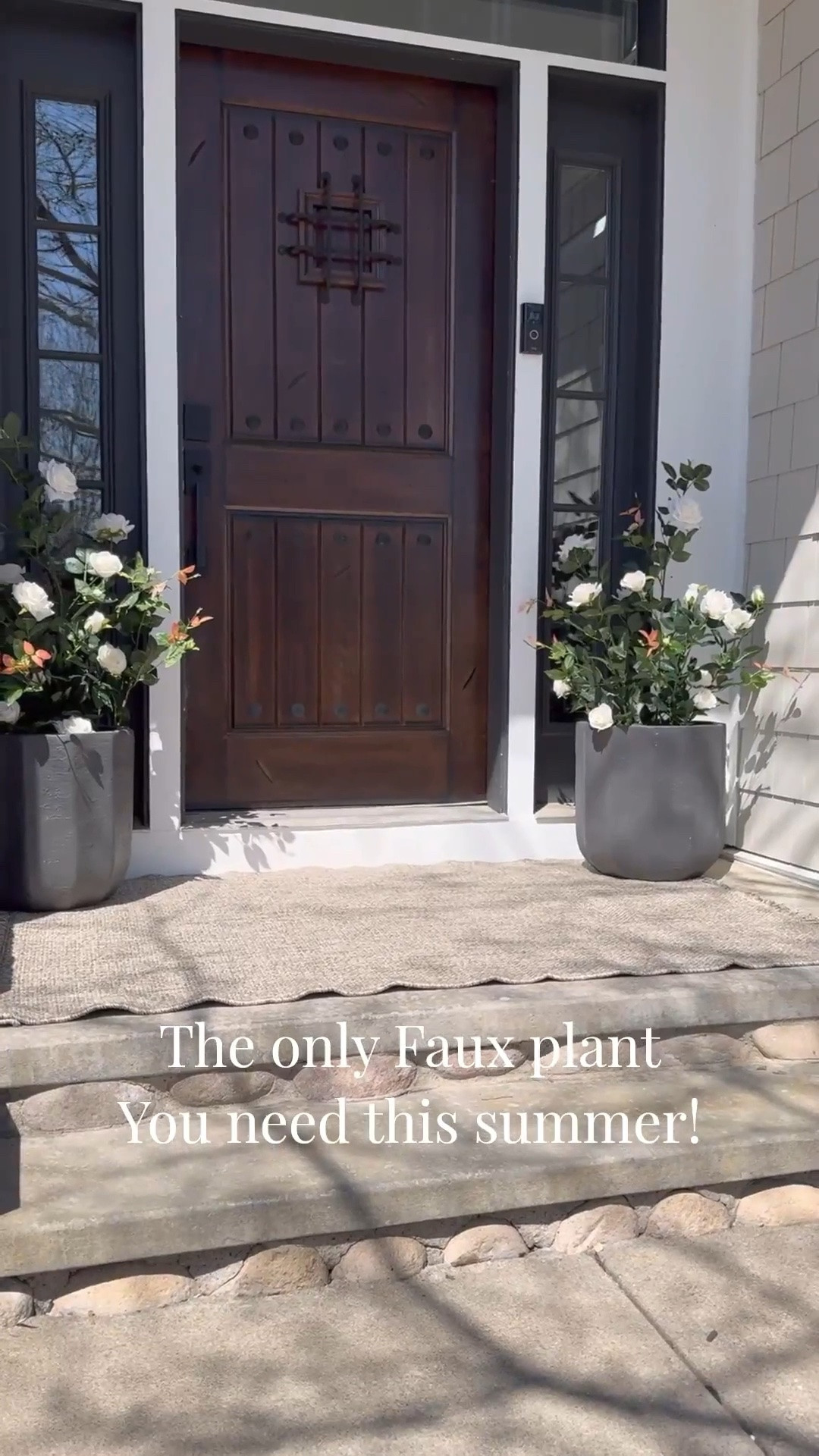 #ad If you buy any faux florals this summer let it be these roses! You won’t regret it. They are oversized, UV resistant and total perfection, 
#wayfairpartner #wayfair @Wayfair 
#wishypuwerwhere #outdoors

#LTKSaleAlert #LTKHome #LTKSeasonal