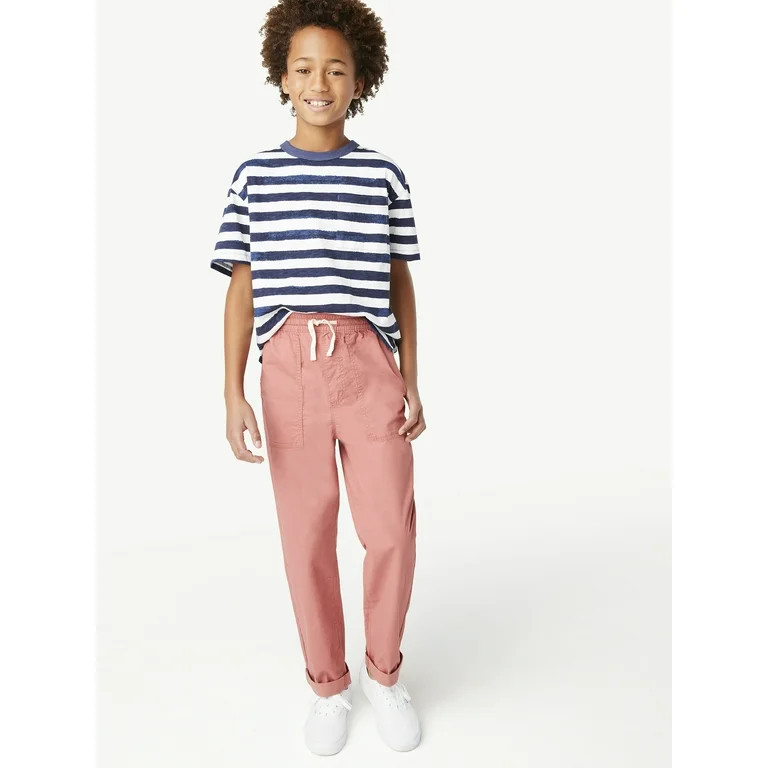 Free Assembly Boys Short Sleeve Pocket T-Shirt, Sizes 4-18 - Walmart.com | Walmart (US)