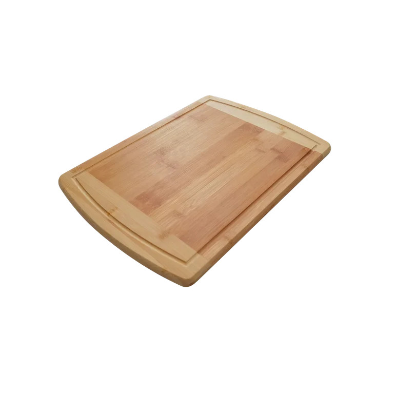 Mainstays 100% Bamboo Cutting Board & Butcher Blocks with natural bamboo color and lighter bamboo... | Walmart (US)
