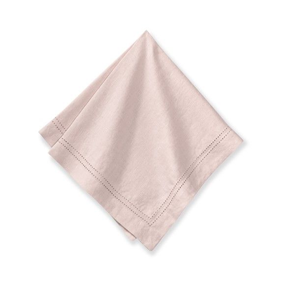 Linen Double Hemstitch Napkins | Williams-Sonoma