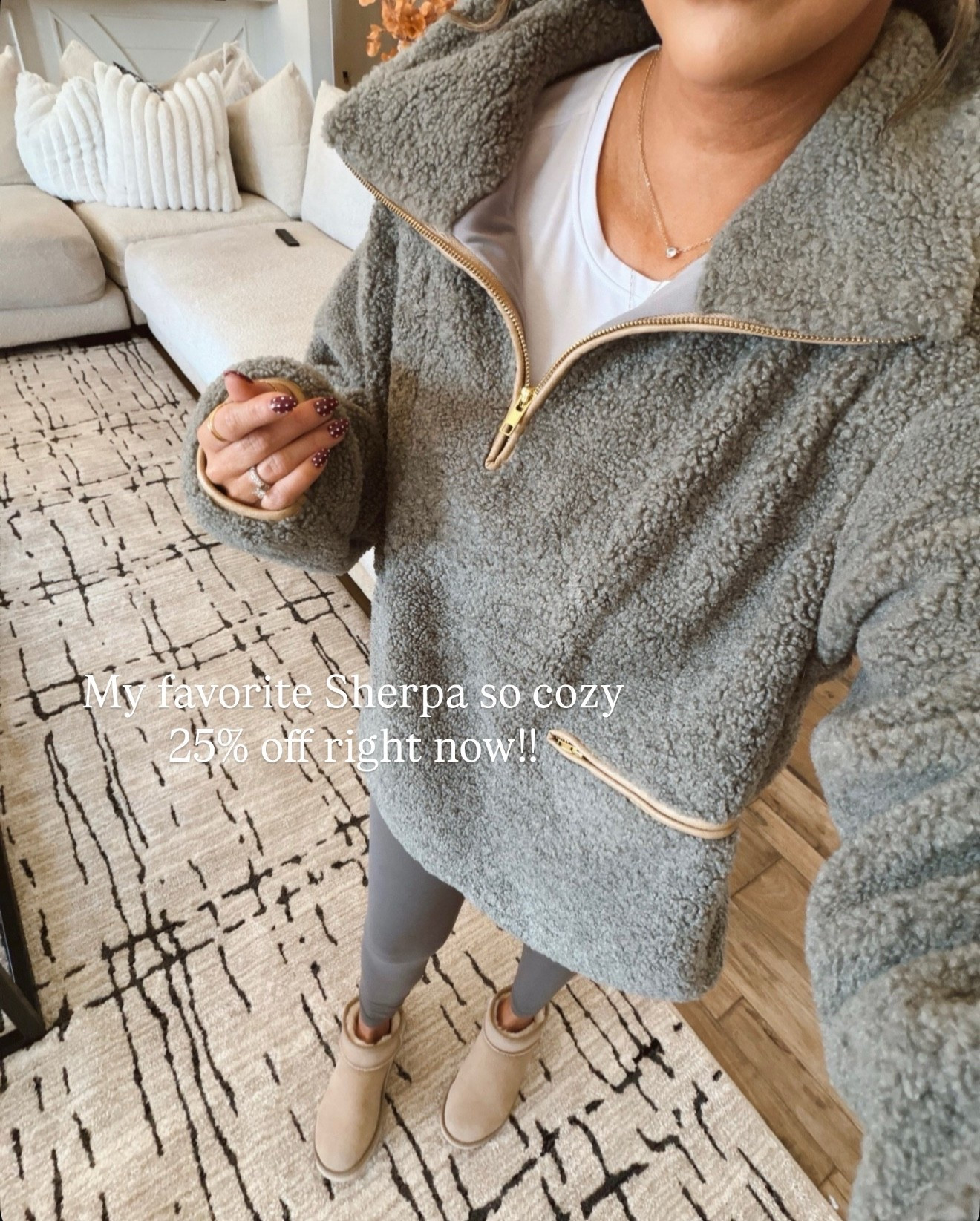 The coziest sherpa 25% off today!!

#LTKCyberWeek #LTKHoliday #LTKSaleAlert