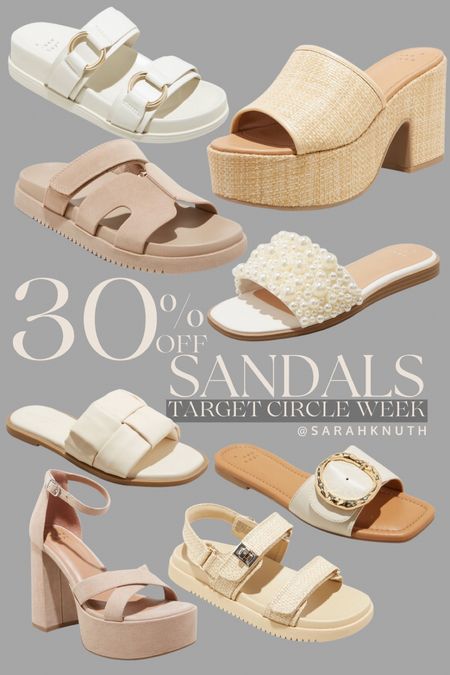 This week all sandals @Target are 30% off for #TargetCircleWeek and I linked my favorites here #ad #Target

#LTKxTarget #LTKshoecrush #LTKsalealert