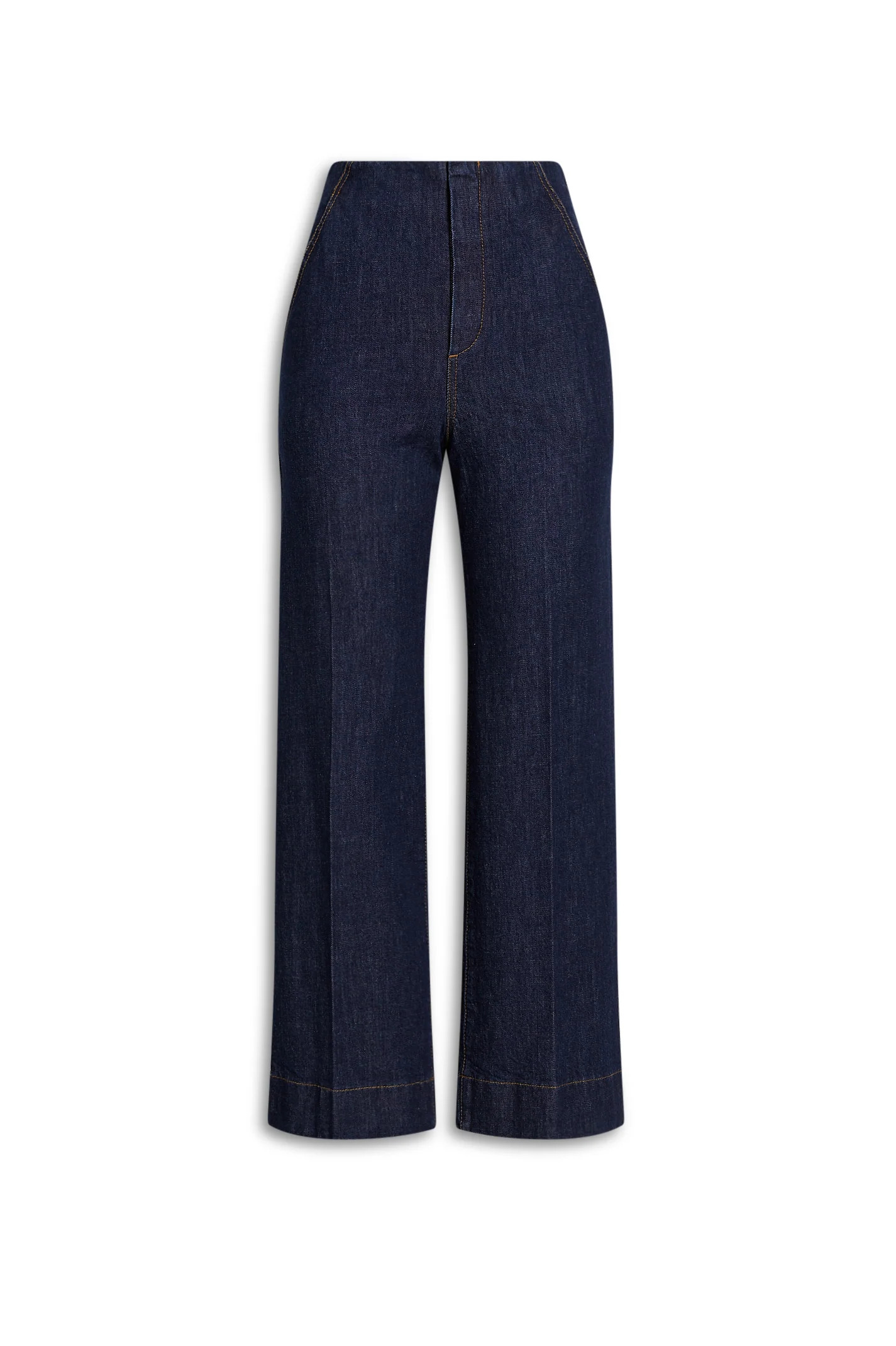 DENIM CROPPED JEAN - INDIGO.B - Scanlan Theodore | Scanlan Theodore