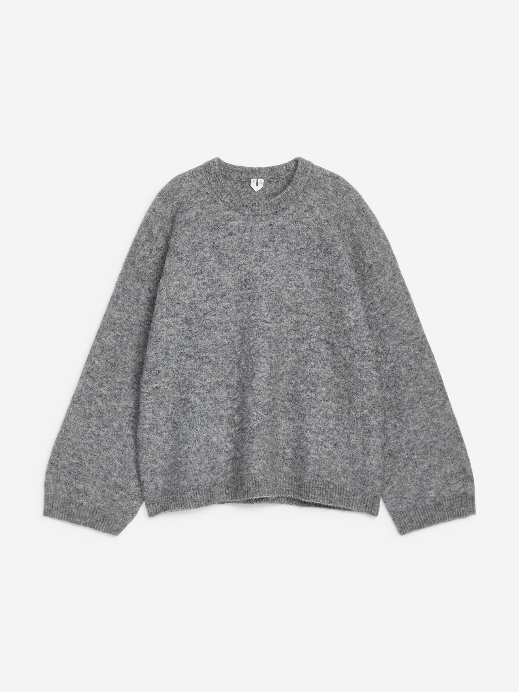 Alpaca-Wool Blend Jumper – Light Grey – Women – ARKET GB | Arket UK