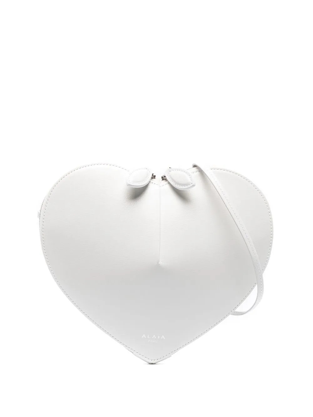Alaïa heart-shaped Satchel Bag | White | FARFETCH SG | Farfetch Global