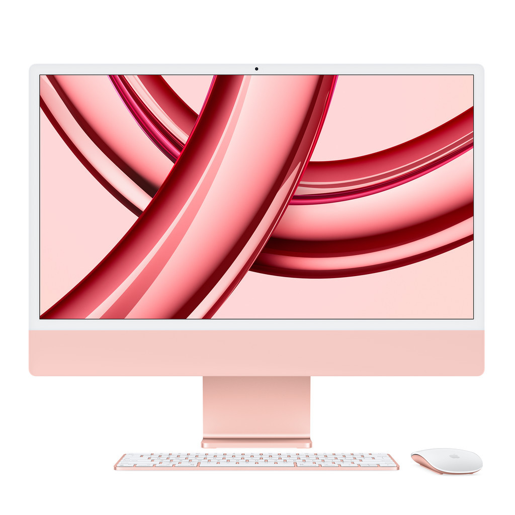 Refurbished 24-inch iMac Apple M3 Chip with 8-Core CPU and 8-Core GPU - Pink | Apple (US)