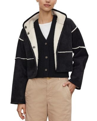 Velvet by Graham & Spencer Kelly Reversible Faux Shearling Cropped Jacket  | Bloomingdale's Women | Bloomingdale's (US)