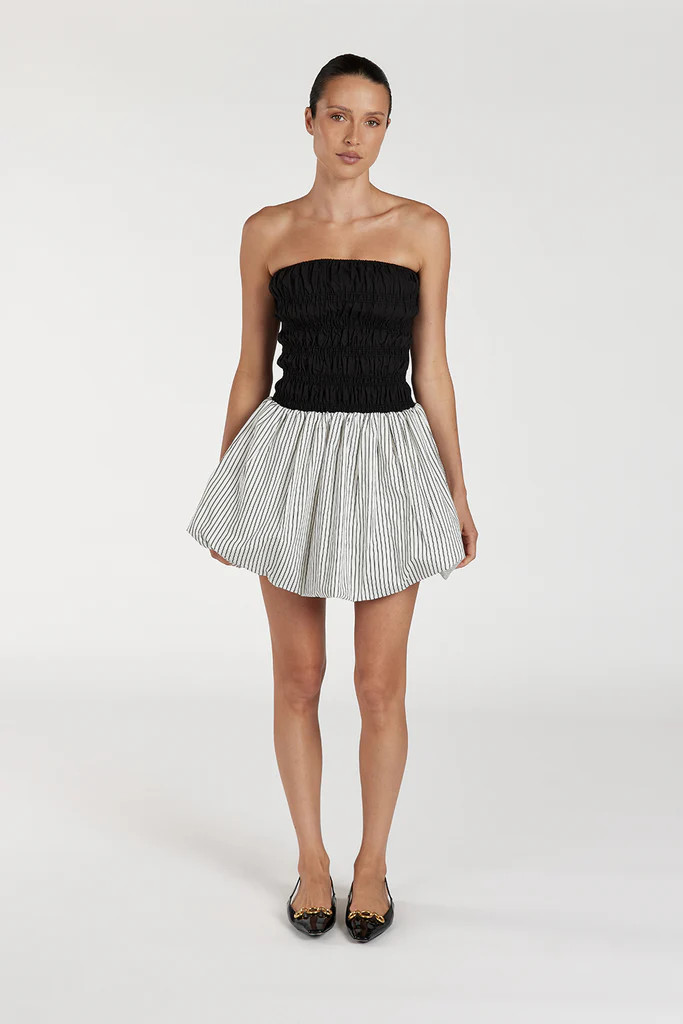 STOCKHOLM STRIPE SILK BLEND DRESS | DISSH