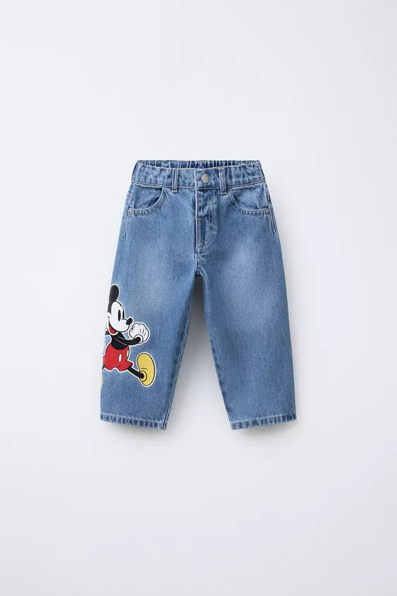 MICKEY MOUSE © DISNEY BAGGY JEANS | Zara US