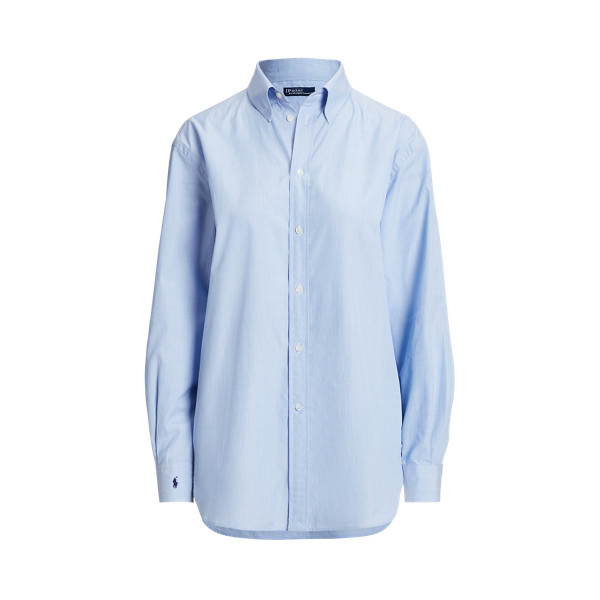 Fil-à-Fil-Hemd mit übergroßer Passform | Ralph Lauren (DE & AT)