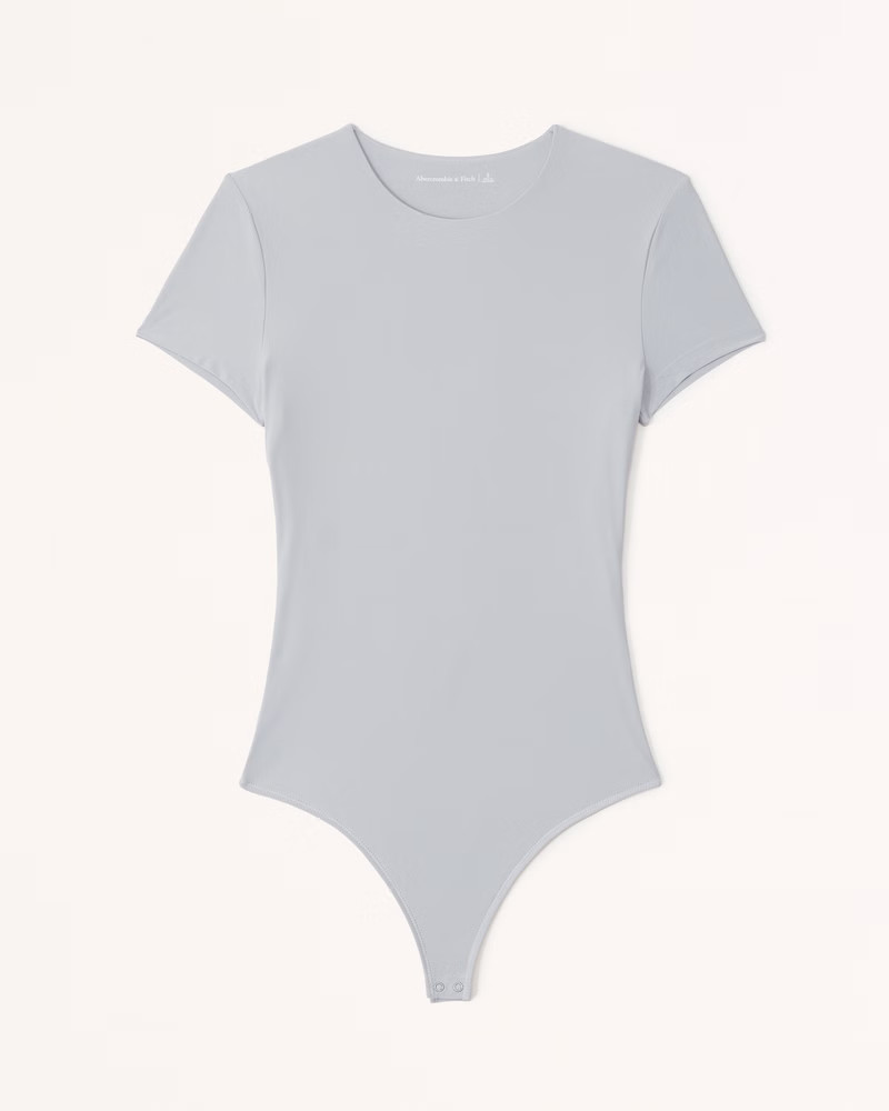 Women's Soft Matte Seamless Tee Bodysuit | Women's Tops | Abercrombie.com | Abercrombie & Fitch (US)