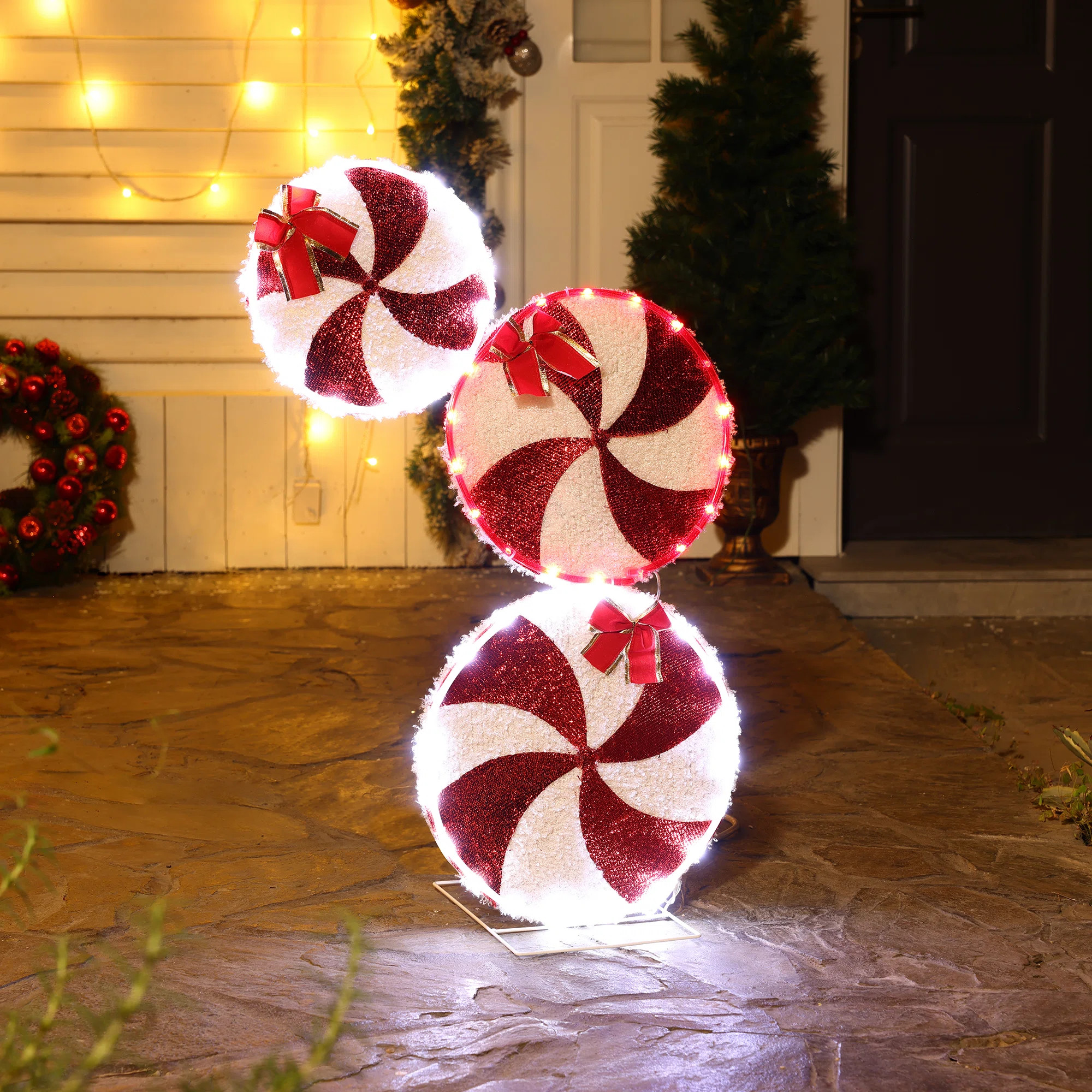 The Twillery Co.® Peppermint Candy Lighted Display & Reviews | Wayfair | Wayfair North America