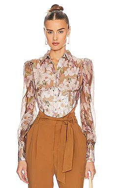 Bardot Valentina Corset Top in Lily Floral from Revolve.com | Revolve Clothing (Global)