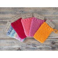 Crochet Cotton Soap Saver Pouch Handmade Scraps Bag | Etsy (US)