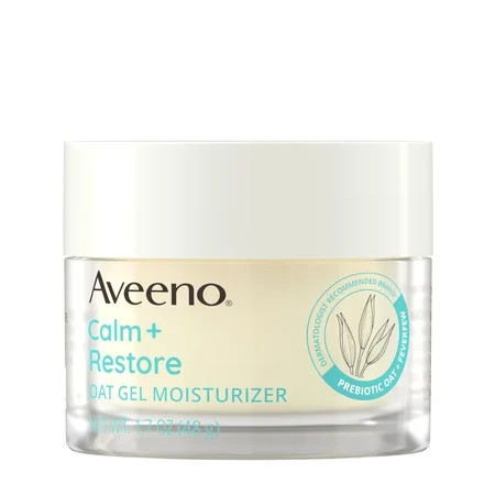Aveeno Calm + Restore Oat Gel Facial Moisturizer, 1.7 Fl oz | Walmart (US)