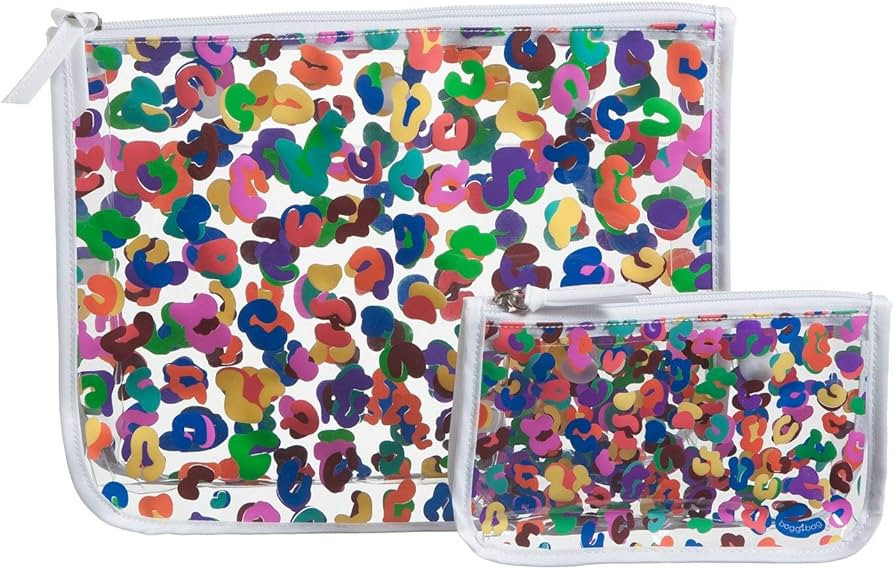 Lingtoolator r Zipper Insert (Set of 2) Travel Organizer Storage Pop In Bogg Bag (Rainbow Leopard... | Amazon (US)