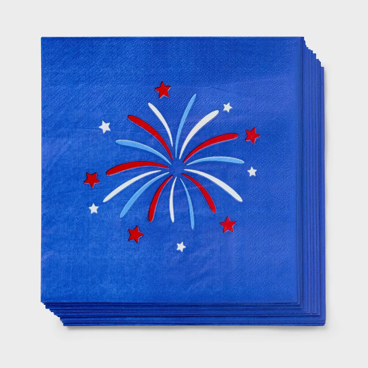 30ct 4th of July USA Firework Lunch Disposable Napkin - Spritz\u2122 | Target