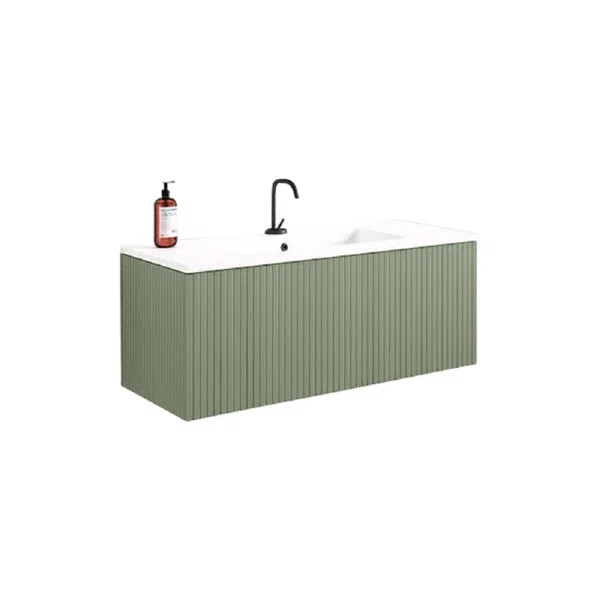 Aleemah 32" Wall-Mounted Single Bathroom Vanity Set | Wayfair North America