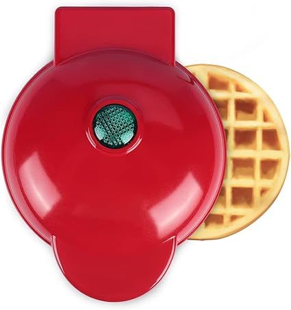 Mini Waffle Maker,Portable Electric Non-Stick Waffle Iron , Round Waffle Maker Grill Machine for ... | Amazon (US)