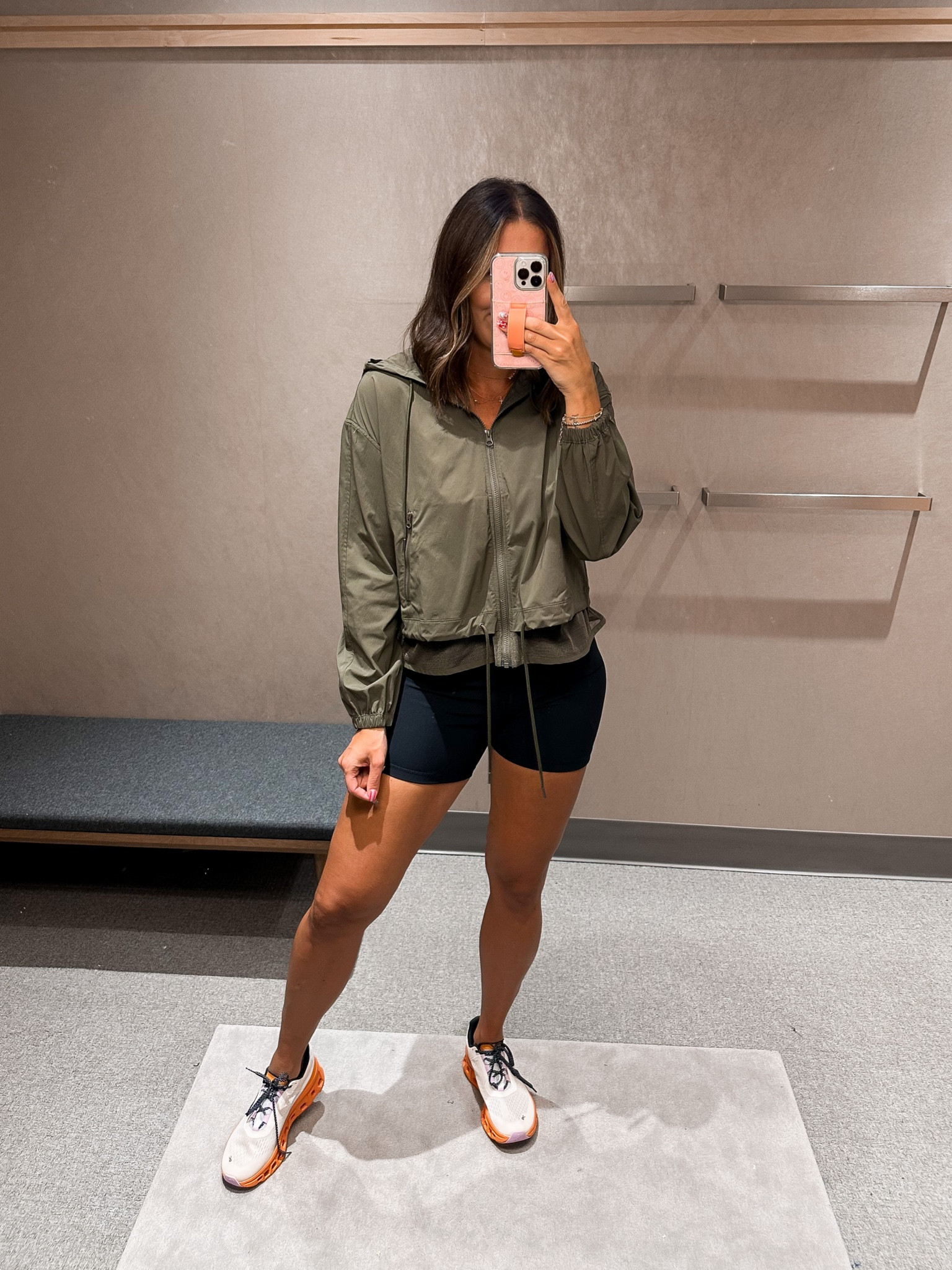 Lightweight jacket-medium
Biker shorts-medium
Sneakers-tts 8

#LTKshoecrush #LTKxNSale #LTKsalealert