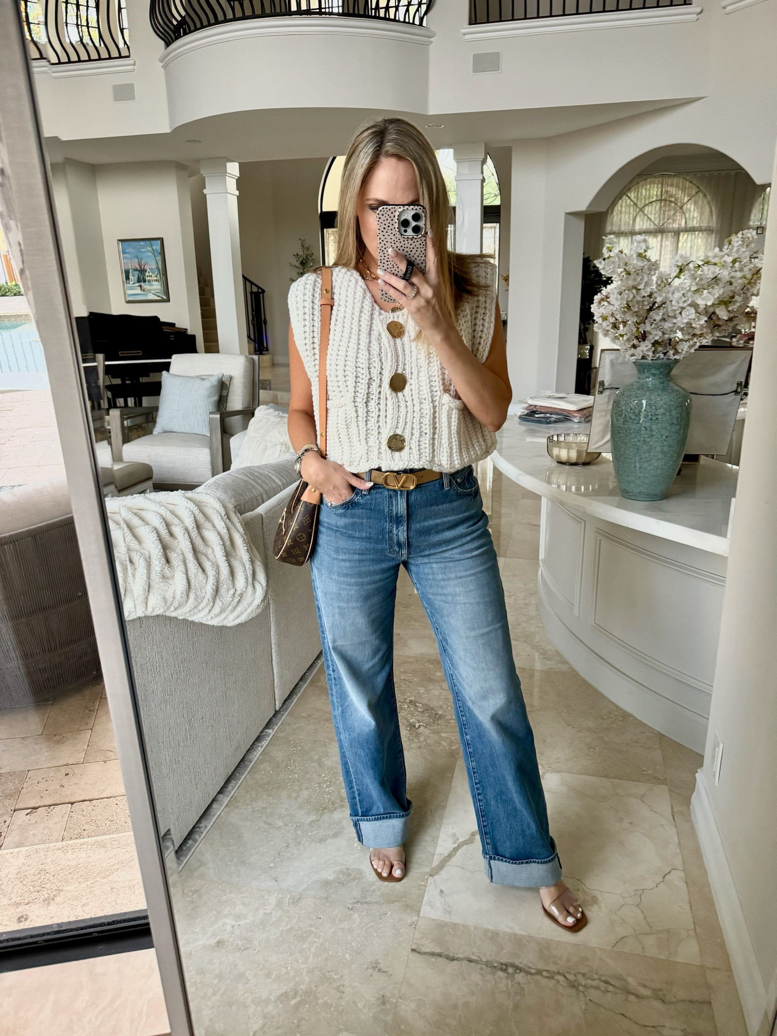 Loving this Amazon vest paired with these cute cuff jeans 👖🥰

#LTKFindsUnder50 #LTKStyleTip #LTKOver40